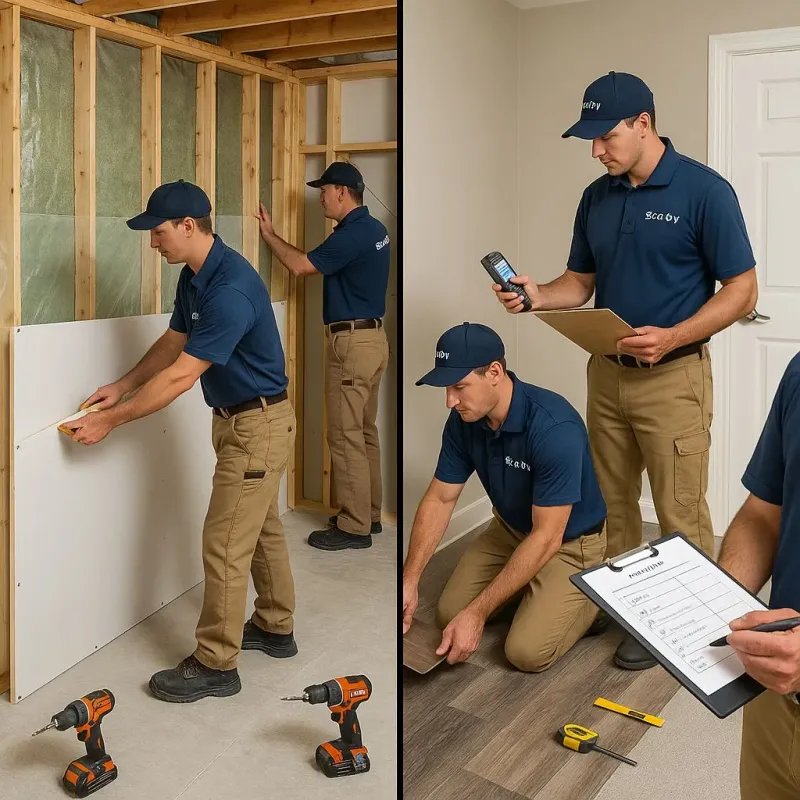 Repairs and Reconstruction process in Northampton County, PA